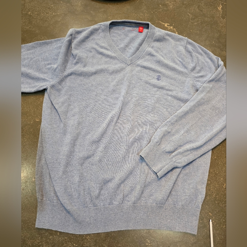 Men's Izod Light Blue V-Neck Sweater